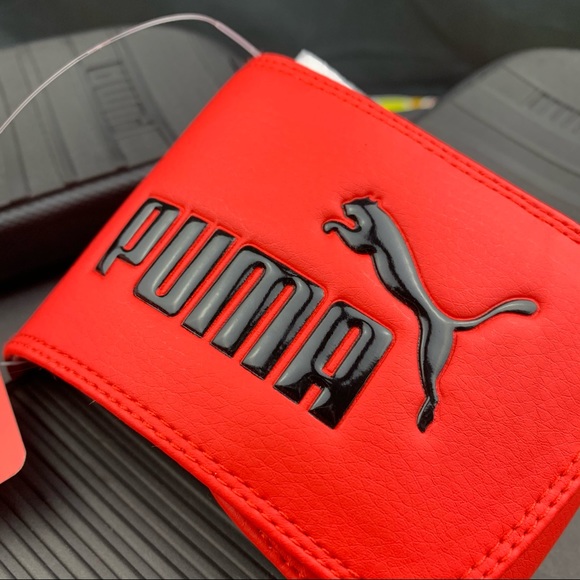 Puma Cool Cat Velcro Red Men’s Slides - Picture 8 of 10